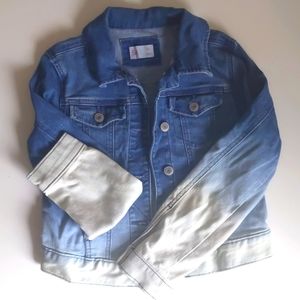 Two tone jean jacket